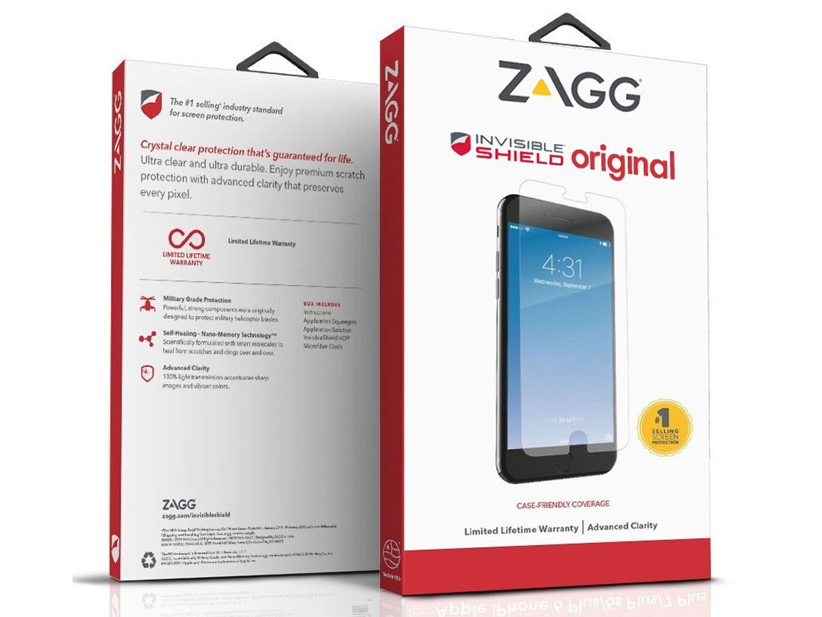 Zagg InvisibleShield Original - iPhone SE 2020/8/7/6 Screenprotector
