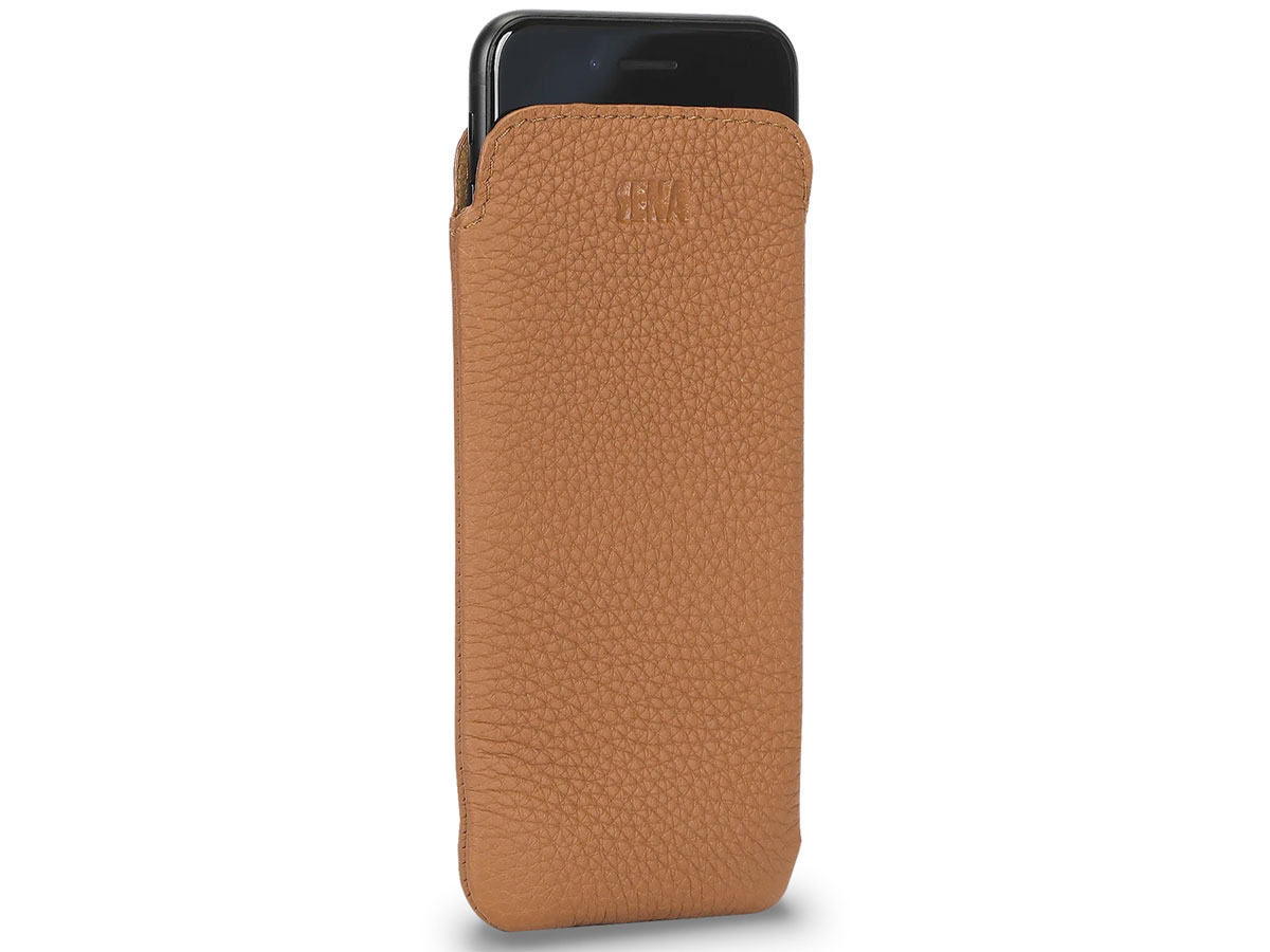 Sena UltraSlim Sleeve Bruin Leer - iPhone SE / 8 / 7 / 6(s) hoesje