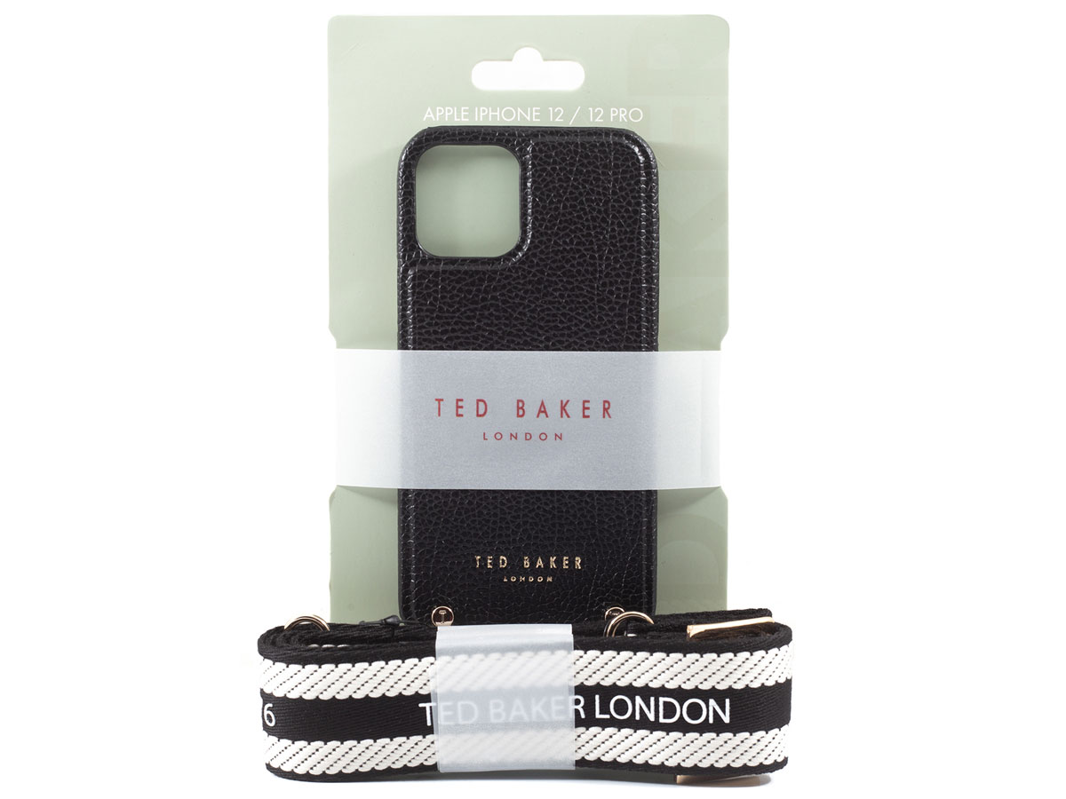 Ted Baker Crossbody Case Zwart - iPhone SE/8/7/6 hoesje