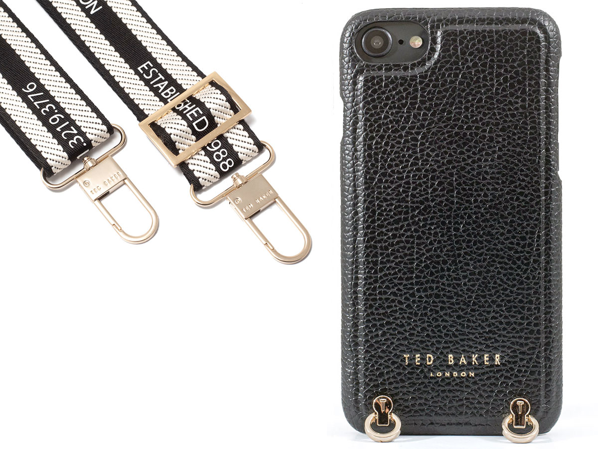 Ted Baker Crossbody Case Zwart - iPhone SE/8/7/6 hoesje