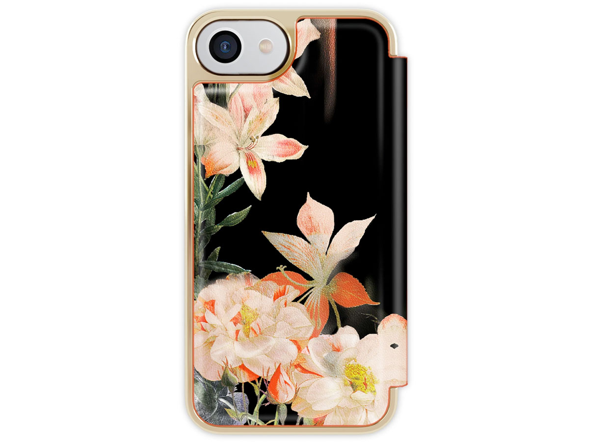 Ted Baker Opulent Bloom Mirror Folio Case - iPhone SE/8/7/6 Hoesje