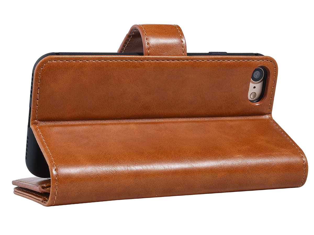 Uniq True Wallet Case Cognac - iPhone SE / 8 / 7 hoesje