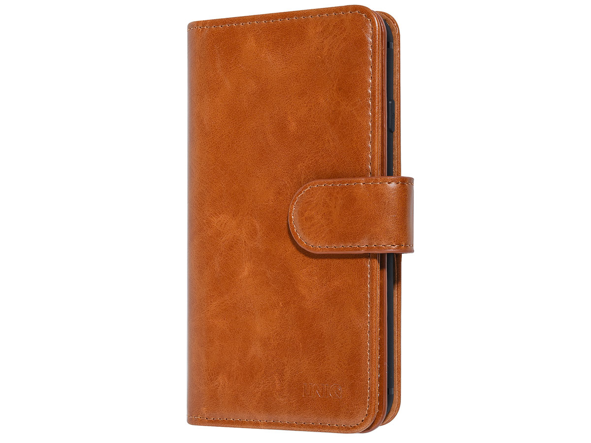 Uniq True Wallet Case Cognac - iPhone SE / 8 / 7 hoesje