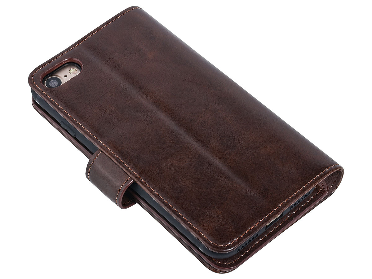 Uniq True Wallet Case Bruin - iPhone SE / 8 / 7 hoesje