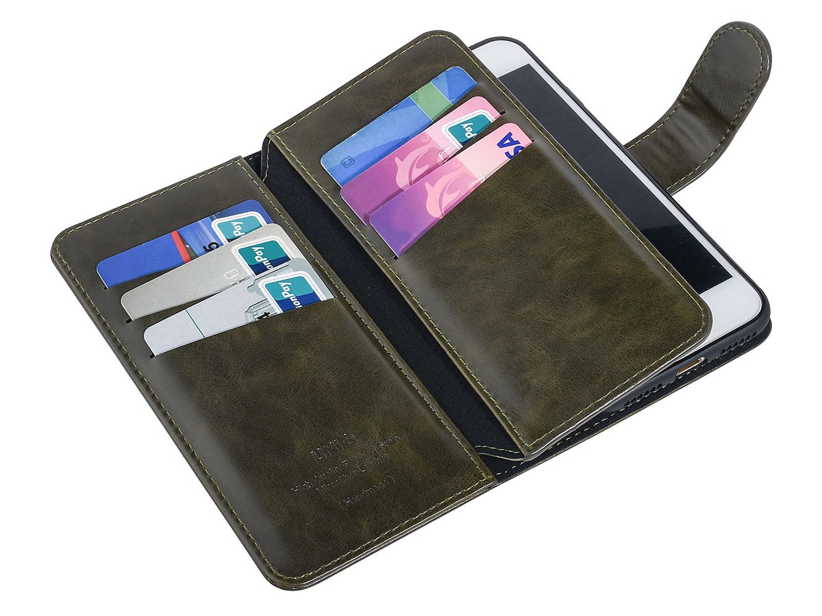 Uniq True Wallet Case Groen - iPhone SE / 8 / 7 hoesje