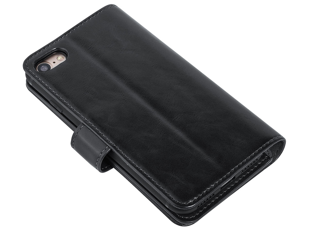 Uniq True Wallet Case Zwart - iPhone SE / 8 / 7 hoesje