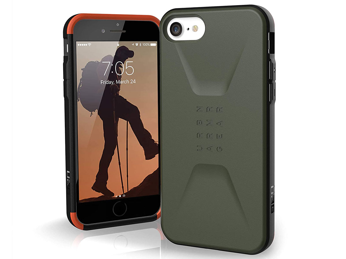 Urban Armor Gear Civilian Groen - iPhone SE / 8 / 7 / 6(s) hoesje