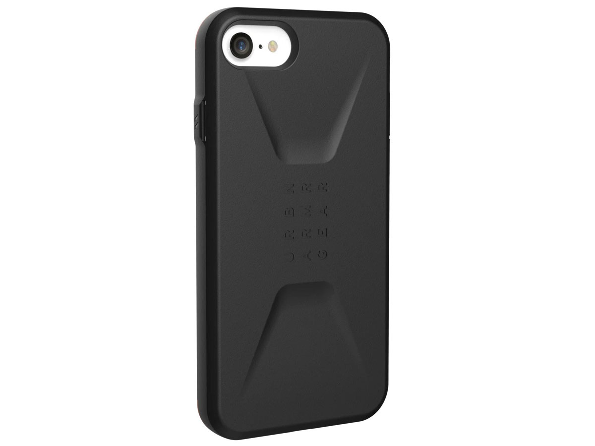 Urban Armor Gear Civilian Zwart - iPhone SE / 8 / 7 / 6(s) hoesje