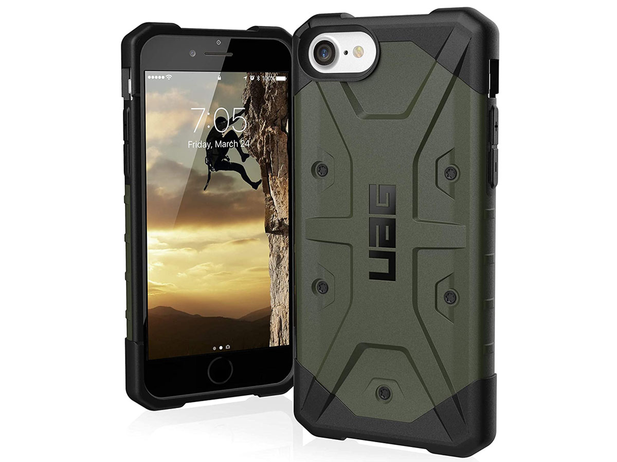 Urban Armor Gear Pathfinder Case Olive - iPhone SE 2020 / 8 / 7 / 6(s) hoesje
