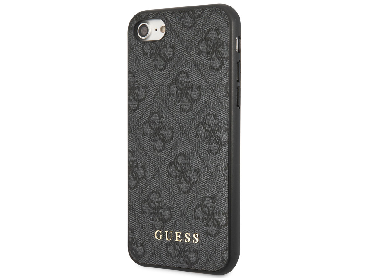 Guess Monogram Case Grijs - iPhone SE / 8 / 7 / 6 hoesje