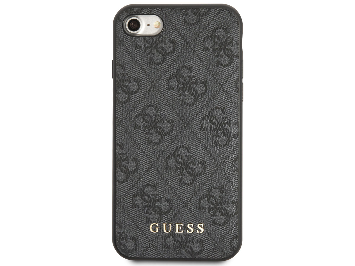 Guess Monogram Case Grijs - iPhone SE / 8 / 7 / 6 hoesje