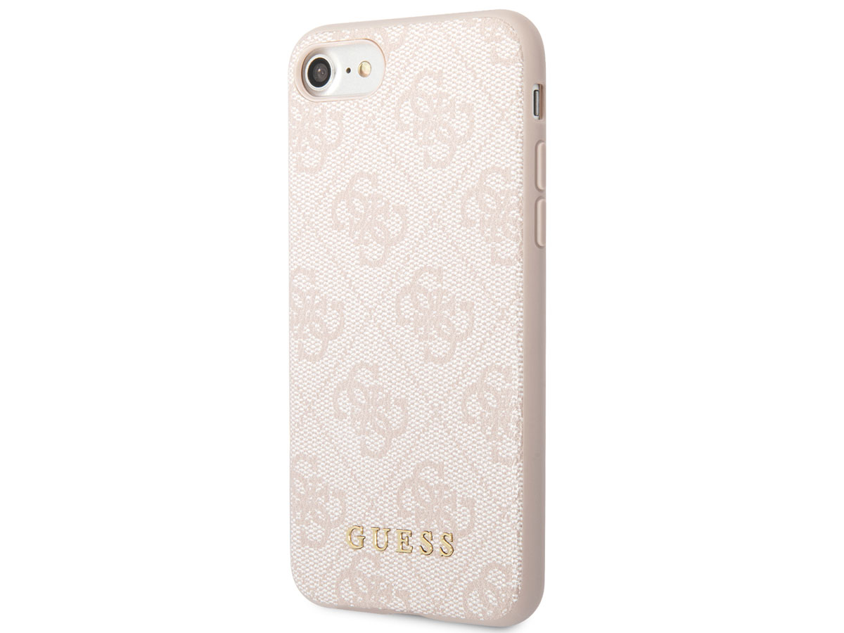 Guess Monogram Case Roze - iPhone SE / 8 / 7 / 6 hoesje