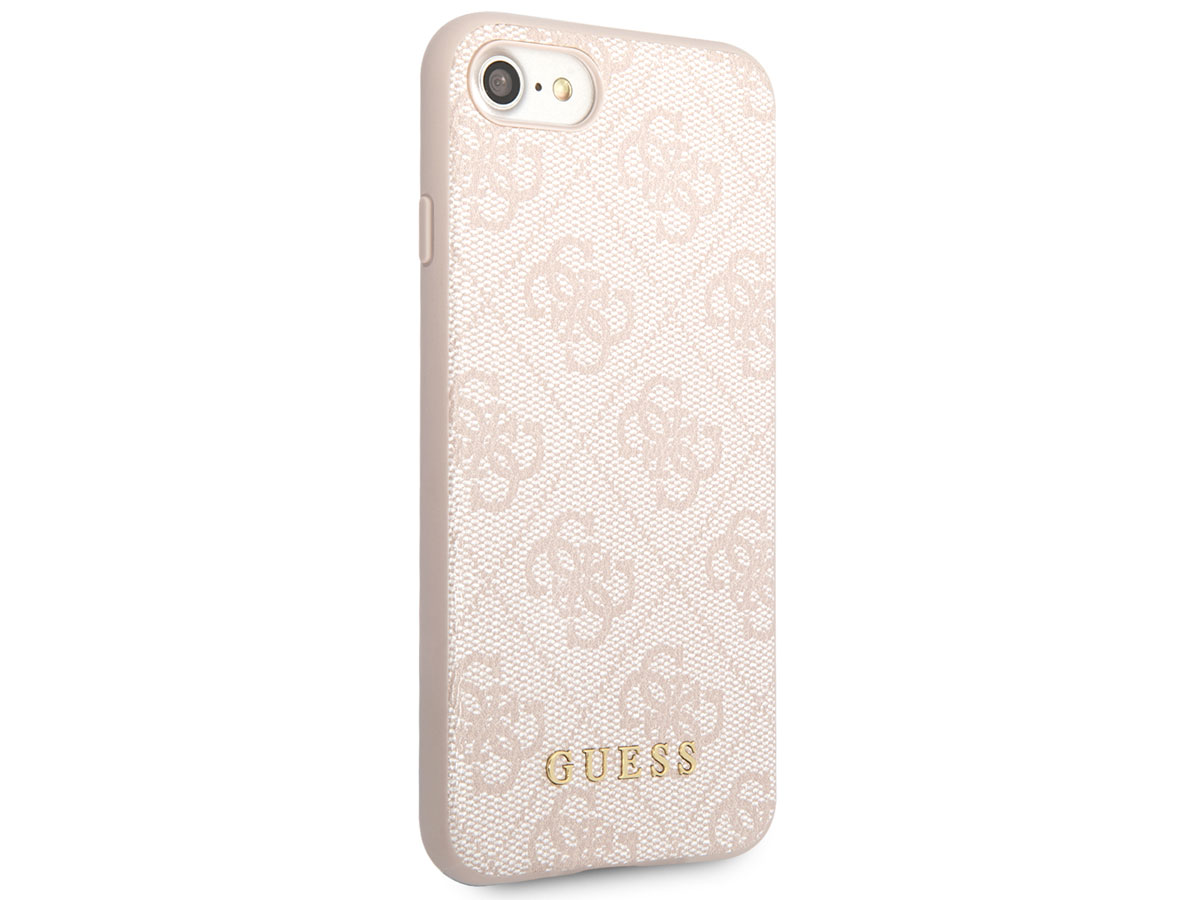 Guess Monogram Case Roze - iPhone SE / 8 / 7 / 6 hoesje