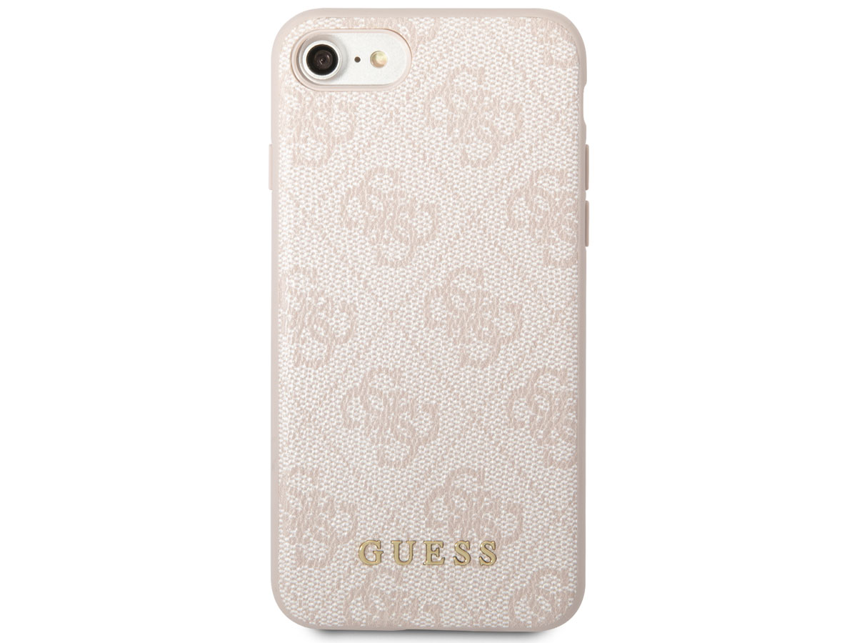 Guess Monogram Case Roze - iPhone SE / 8 / 7 / 6 hoesje