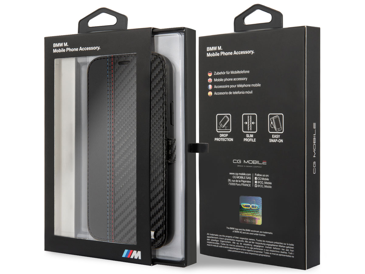 BMW M Sport Color Stitch Bookcase - iPhone 11 hoesje