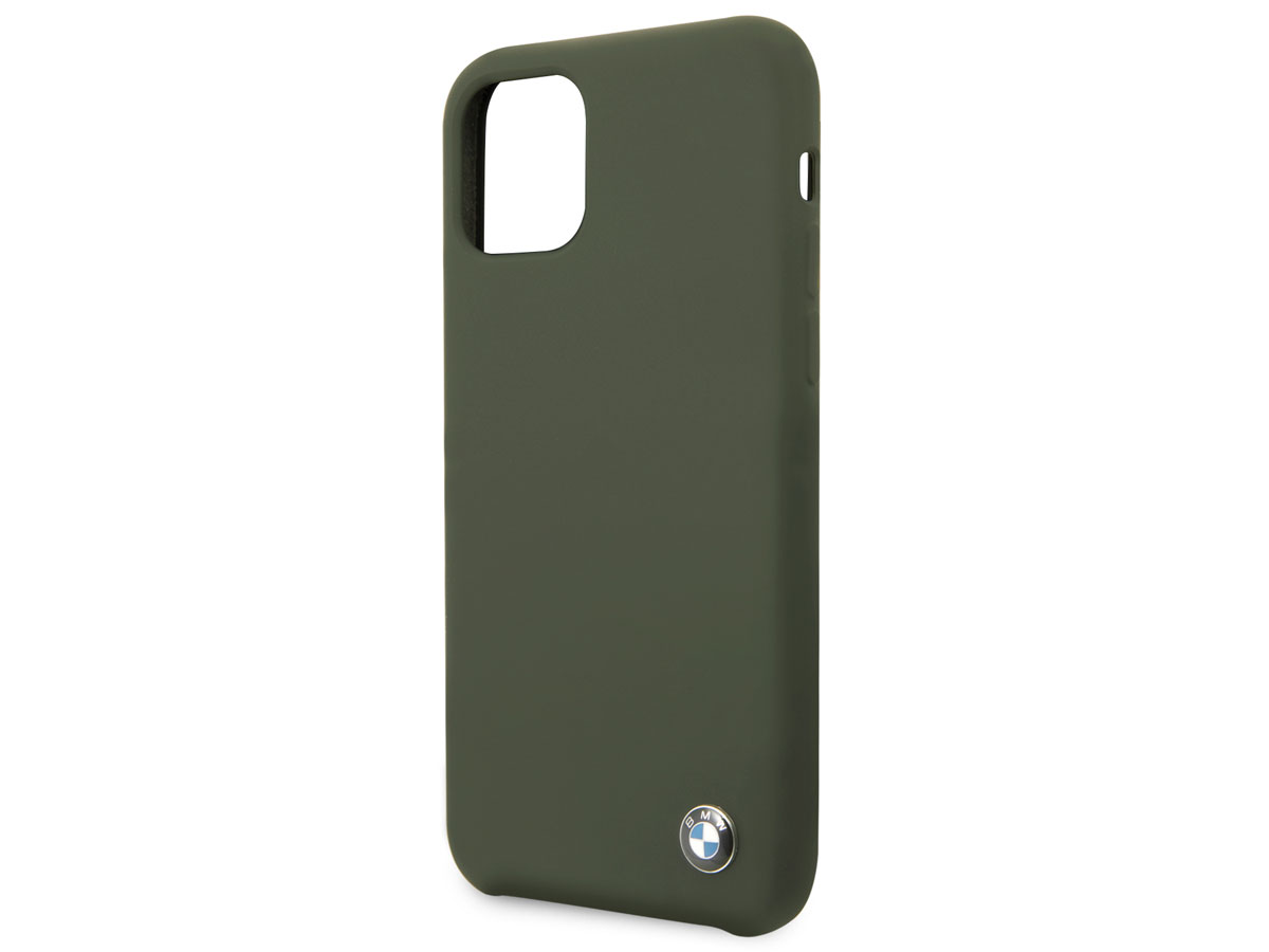 BMW Signature Silicone Case Groen - iPhone 11 Hoesje