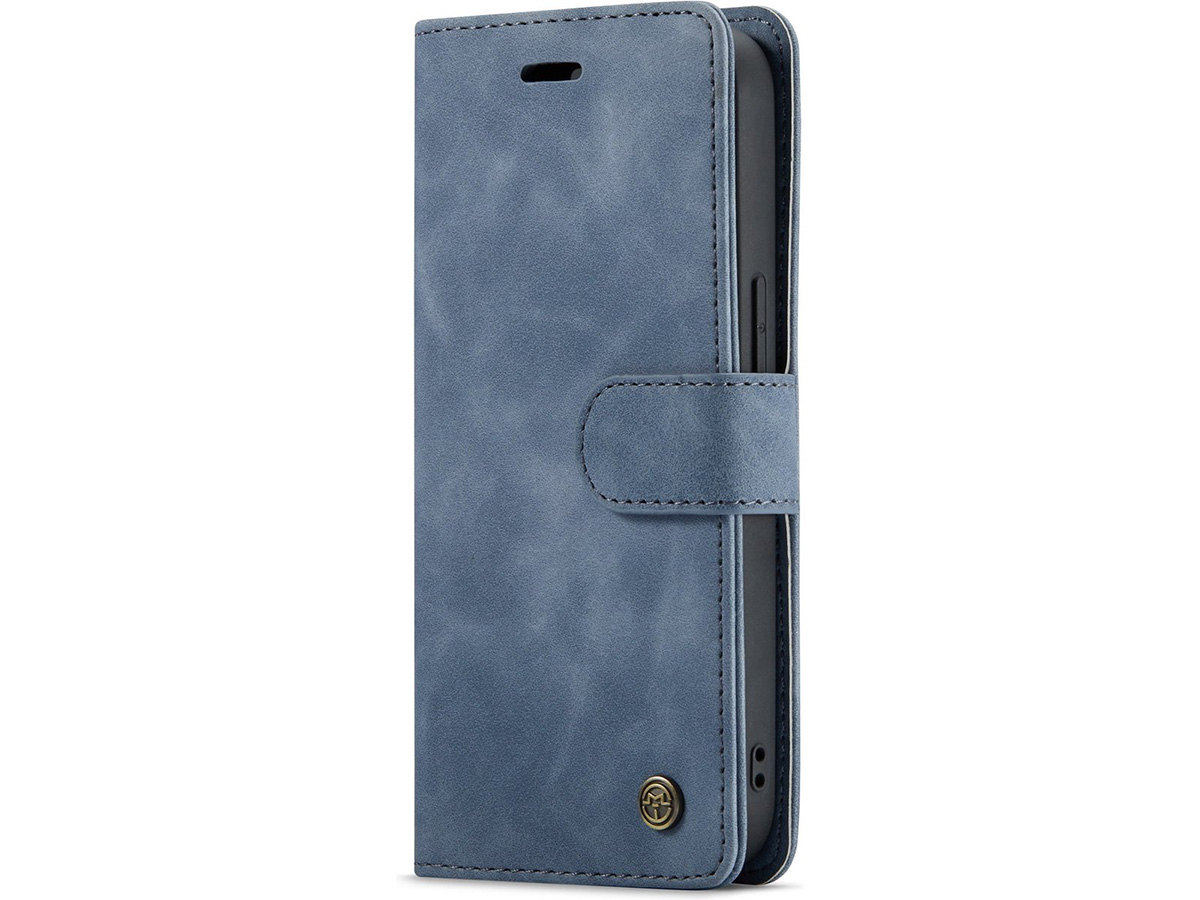 CaseMe 2in1 Magnetic Bookcase Grijs - iPhone 11/XR Hoesje