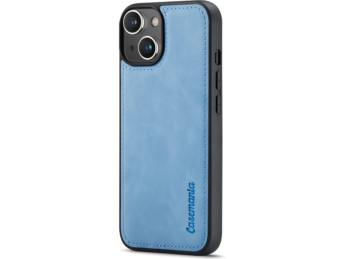 CaseMe 2in1 Magnetic Bookcase Lichtblauw - iPhone 11/XR Hoesje