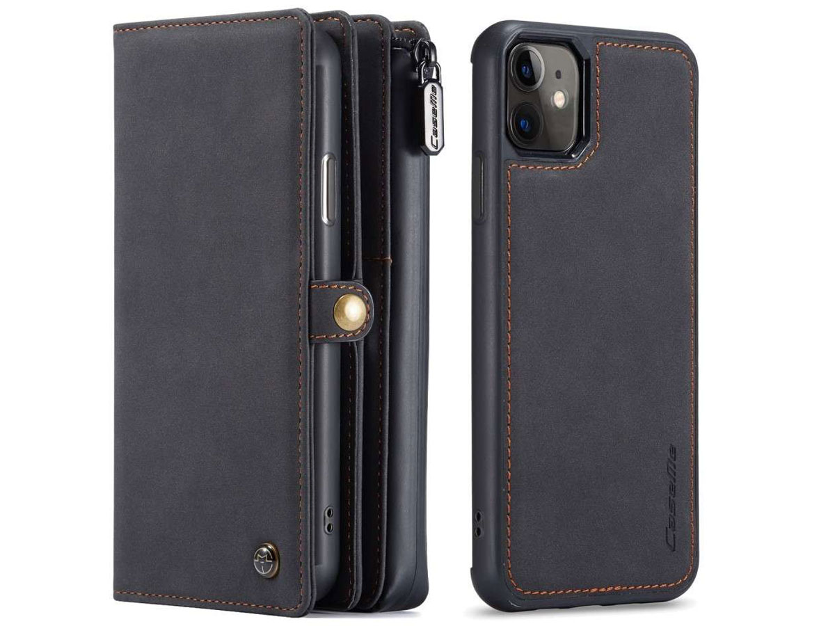 Janice Beschaven Nuttig CaseMe Multi Portemonnee Hoesje iPhone 11/XR | Zwart