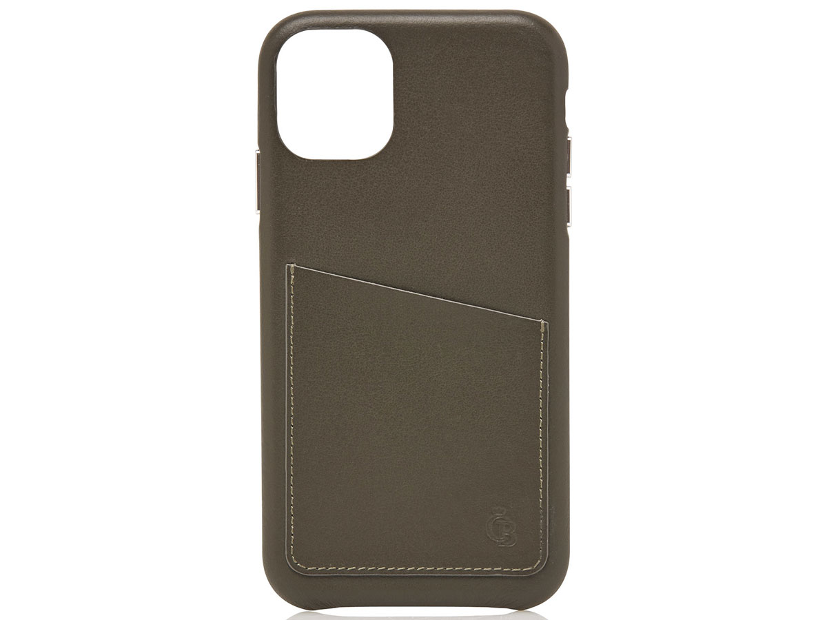 Vul in korting Dader Castelijn & Beerens Back Case iPhone 11/XR Groen Leer