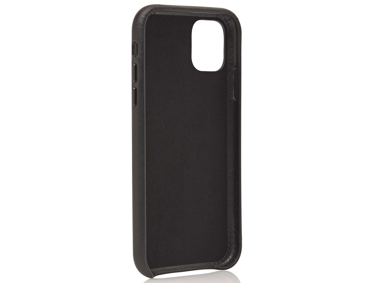 Castelijn & Beerens Back Case Zwart Leer - iPhone 11/XR hoesje