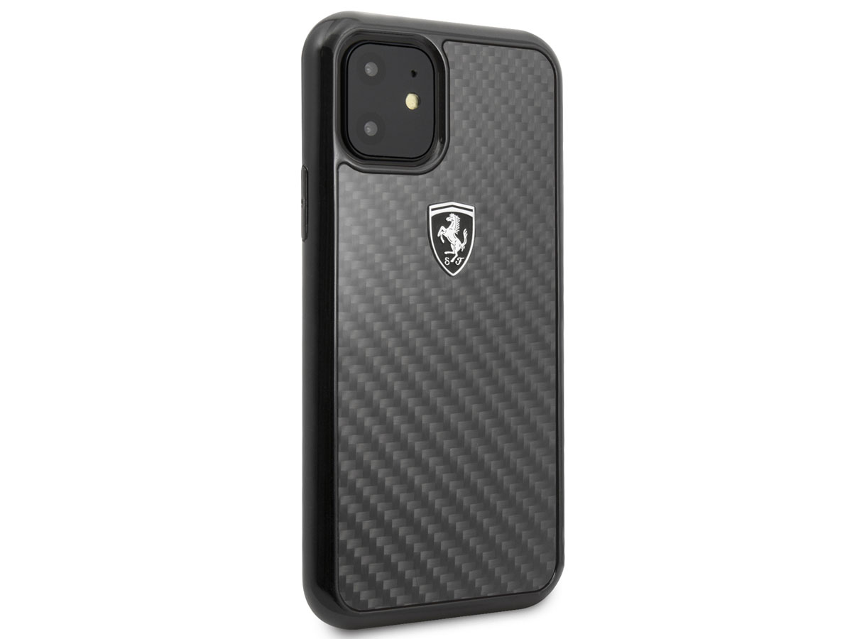 Ferrari Carbon Fiber Hard Case - iPhone 11/XR hoesje