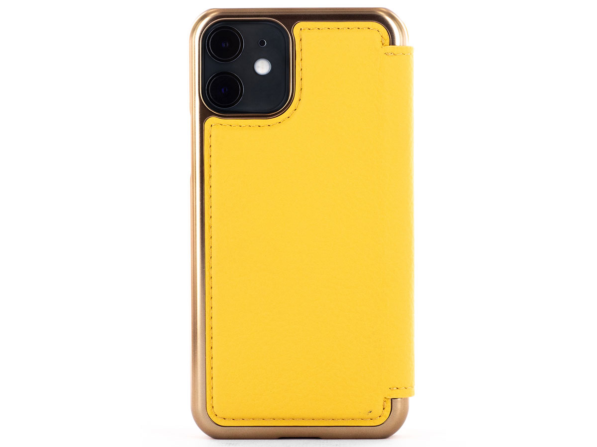 Greenwich Blake Folio Canary/Gold - iPhone 11/XR Hoesje Leer