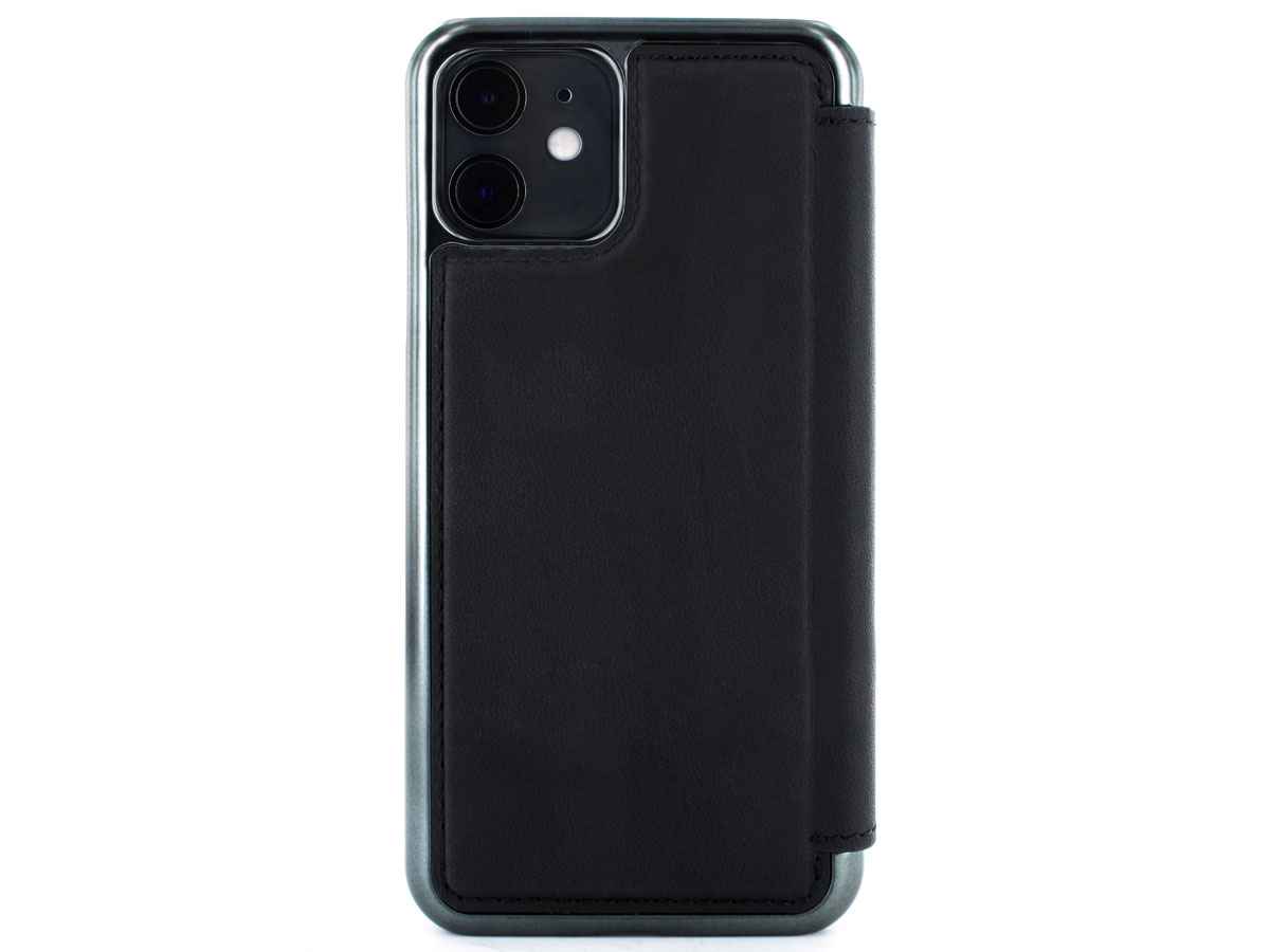 Greenwich Blake Folio Beluga/Gunmetal - iPhone 11 Hoesje Leer