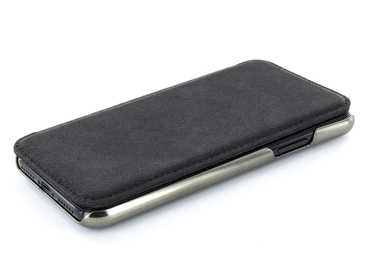 Greenwich Walker Folio - Alcantara iPhone 11 hoesje