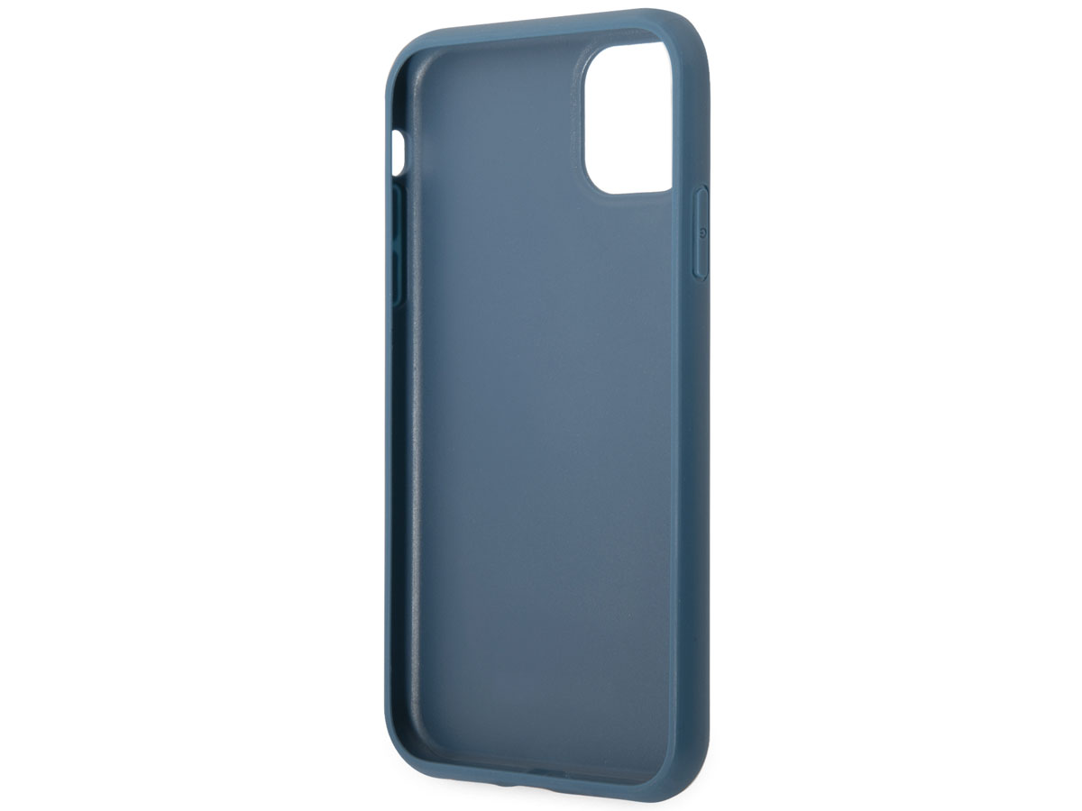 Guess 4G Monogram Case Blauw - iPhone 11/XR hoesje