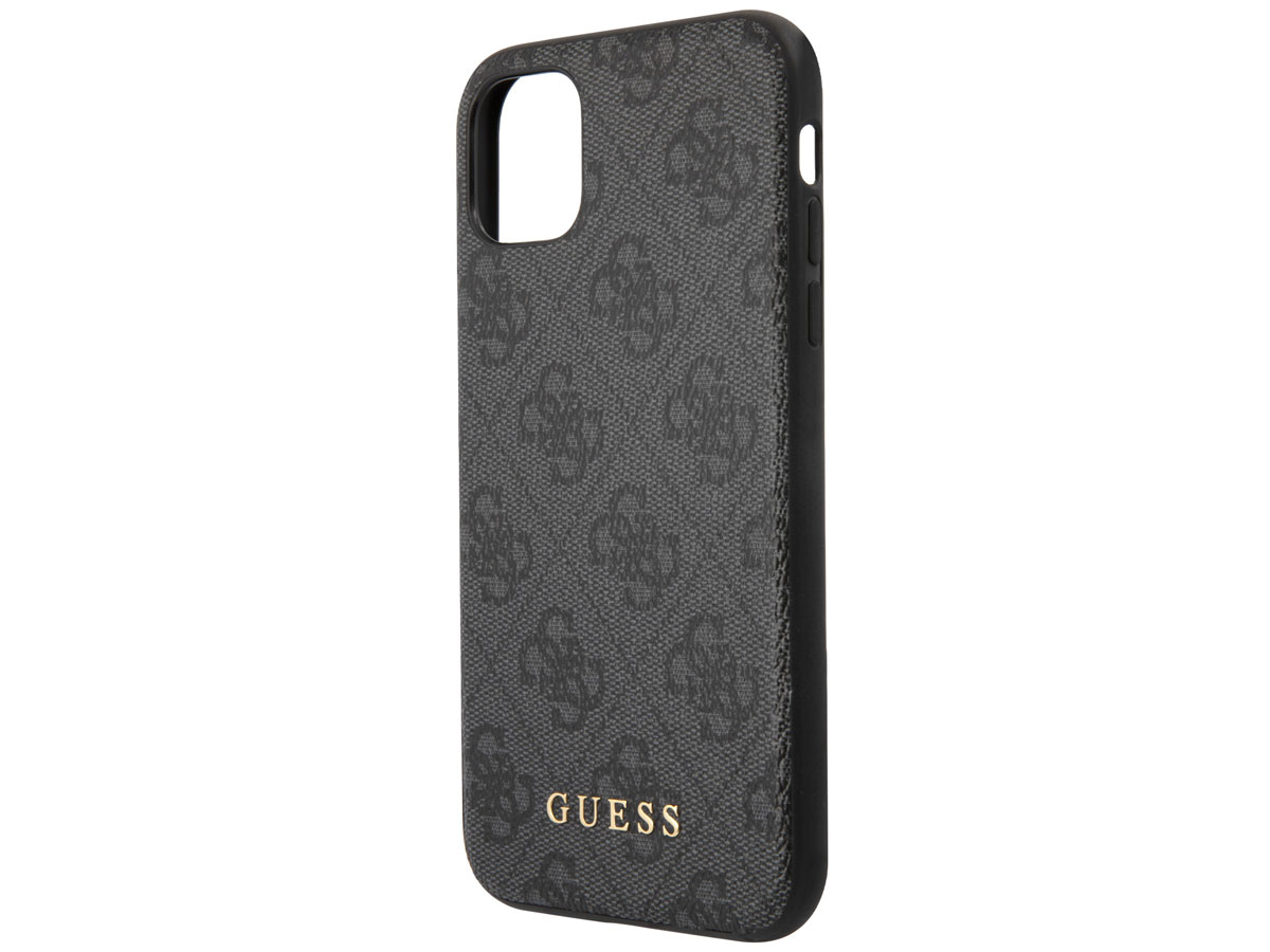 Guess 4G Monogram Case Grijs - iPhone 11/XR hoesje