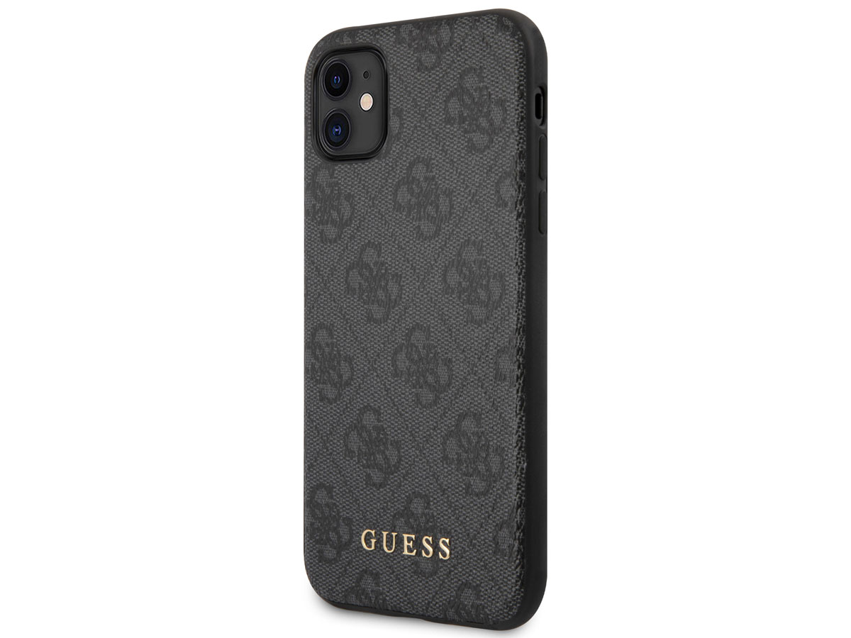 Guess 4G Monogram Case Grijs - iPhone 11/XR hoesje