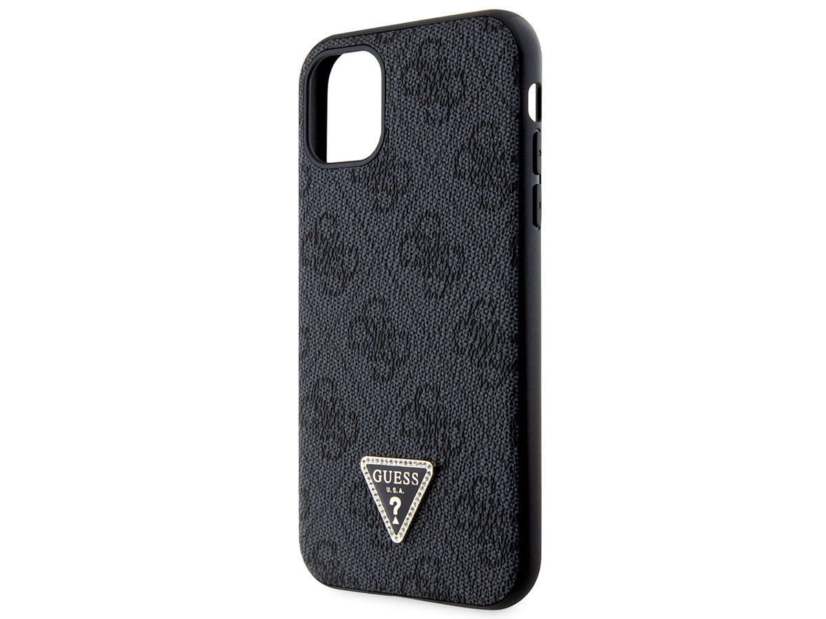 Guess 4G Monogram Necklace Case Grijs - iPhone 11/XR hoesje