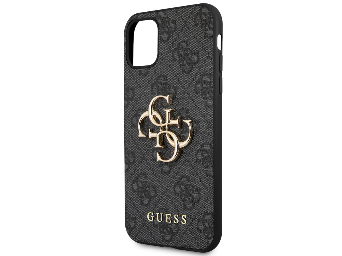 Guess Big 4G Monogram Case Grijs - iPhone 11/XR hoesje