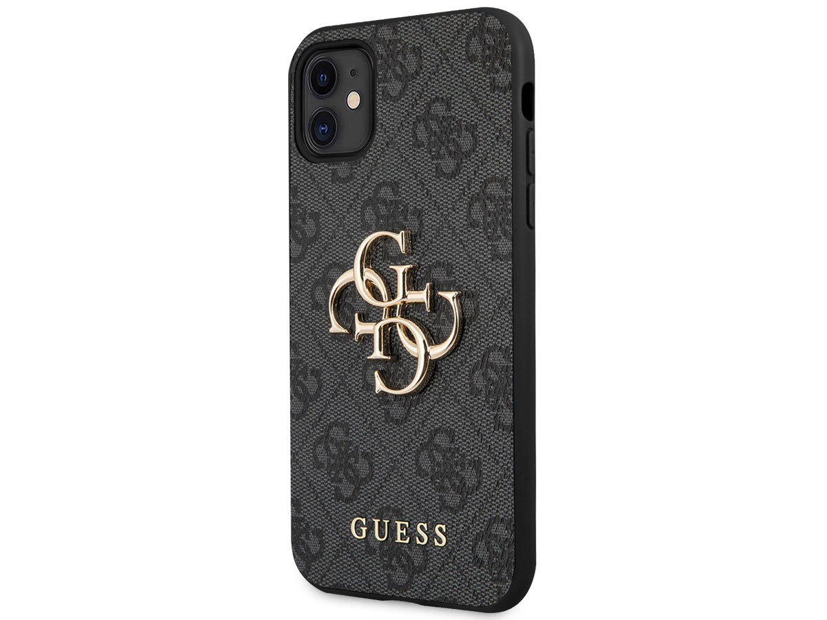 Guess Big 4G Monogram Case Grijs - iPhone 11/XR hoesje