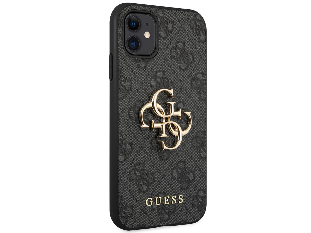 Guess Big 4G Monogram Case Grijs - iPhone 11/XR hoesje