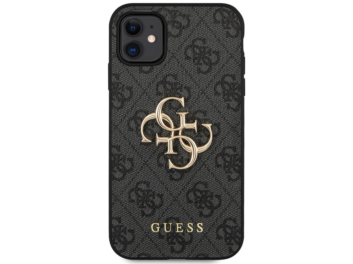 Guess Big 4G Monogram Case Grijs - iPhone 11/XR hoesje