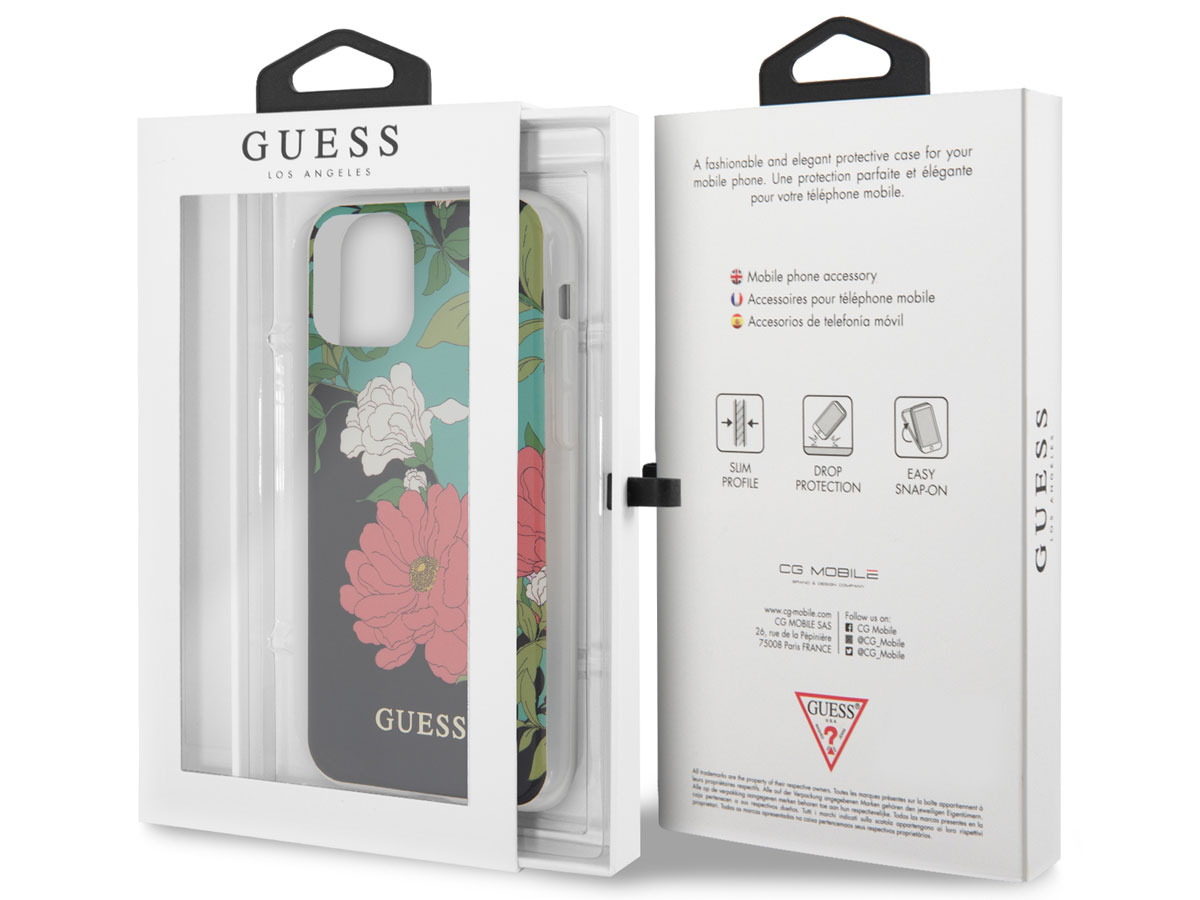 Guess Floral TPU Skin Case No. 1 - iPhone 11/XR hoesje