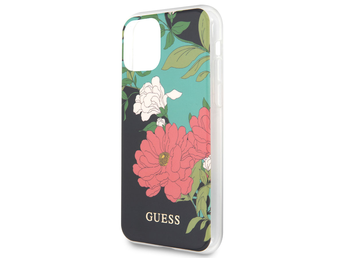 Guess Floral TPU Skin Case No. 1 - iPhone 11/XR hoesje