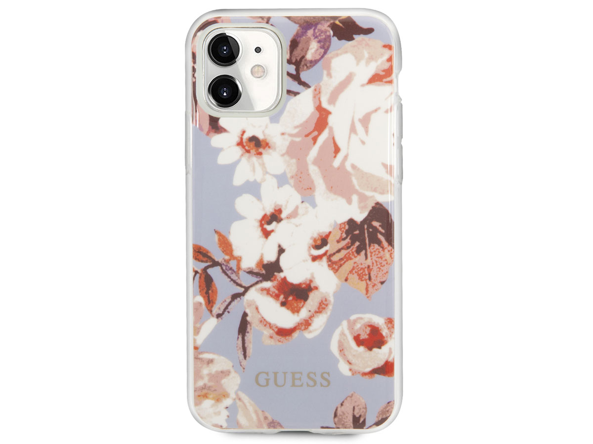 Guess Floral TPU Skin Case No. 2 - iPhone 11/XR hoesje