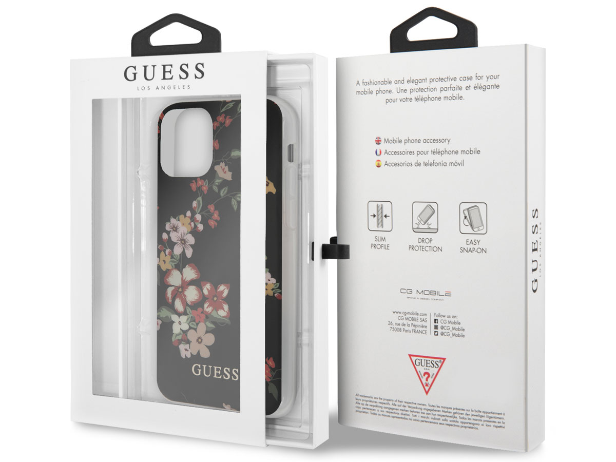 Guess Floral TPU Skin Case No. 4 - iPhone 11/XR hoesje