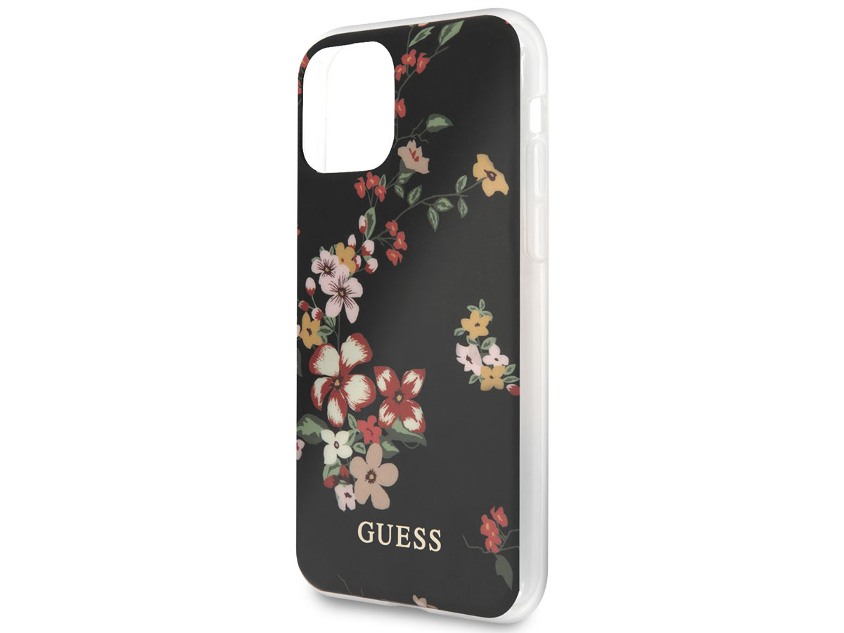 Guess Floral TPU Skin Case No. 4 - iPhone 11/XR hoesje