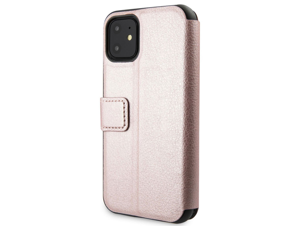 Guess Iridescent Bookcase Rosé - iPhone 11/XR hoesje