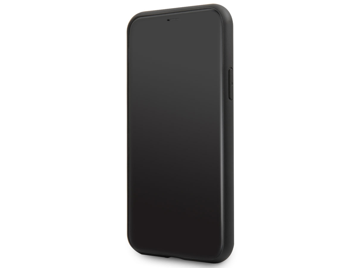 Guess Marble Look Case Zwart - iPhone 11/XR hoesje