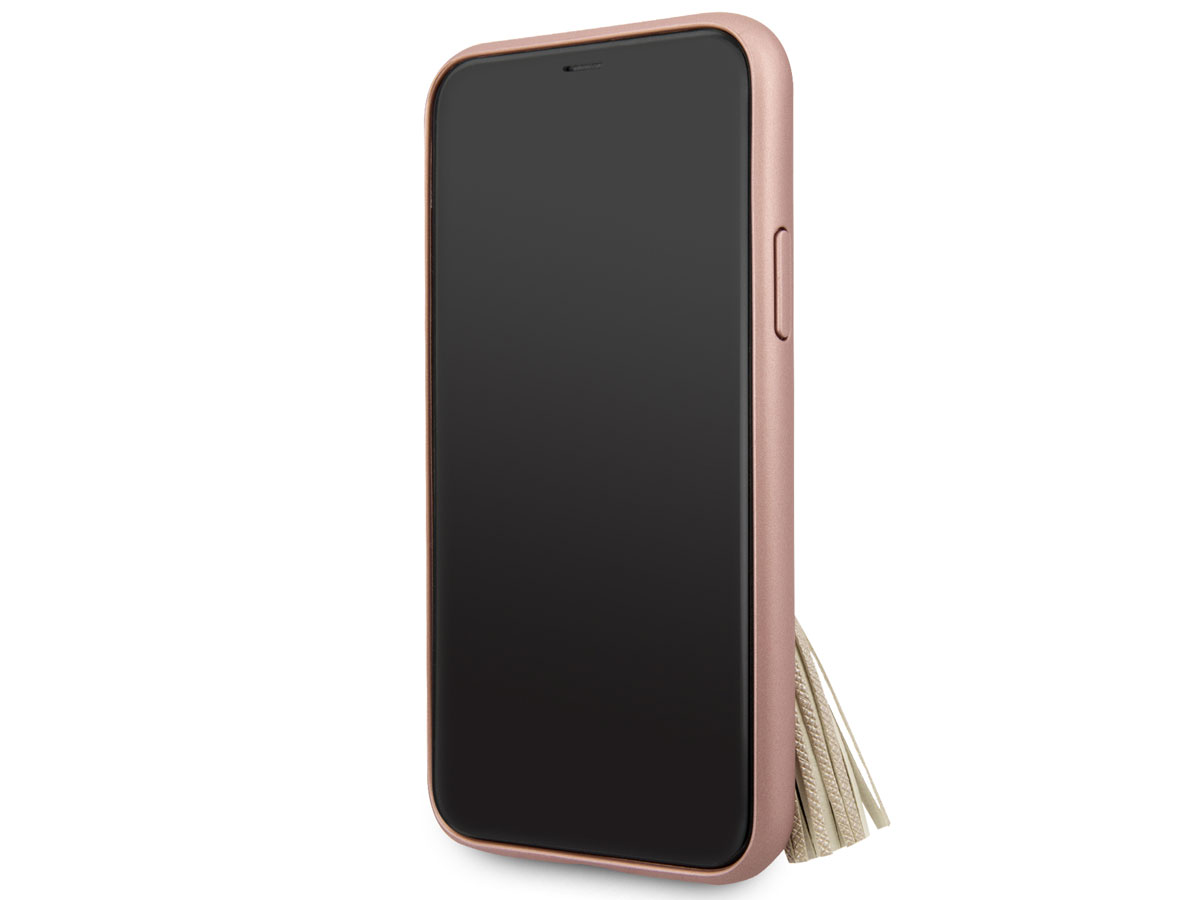 Guess Tassel iRing Case Rosé - iPhone 11 hoesje