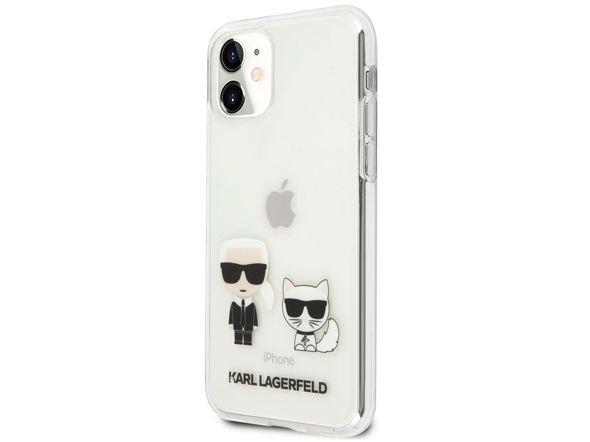 Karl Lagerfeld & Choupette Clear Case - iPhone 11/XR hoesje