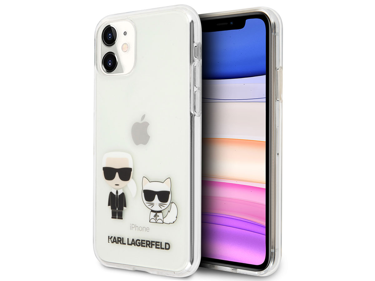 Karl Lagerfeld & Choupette Clear Case - iPhone 11/XR hoesje