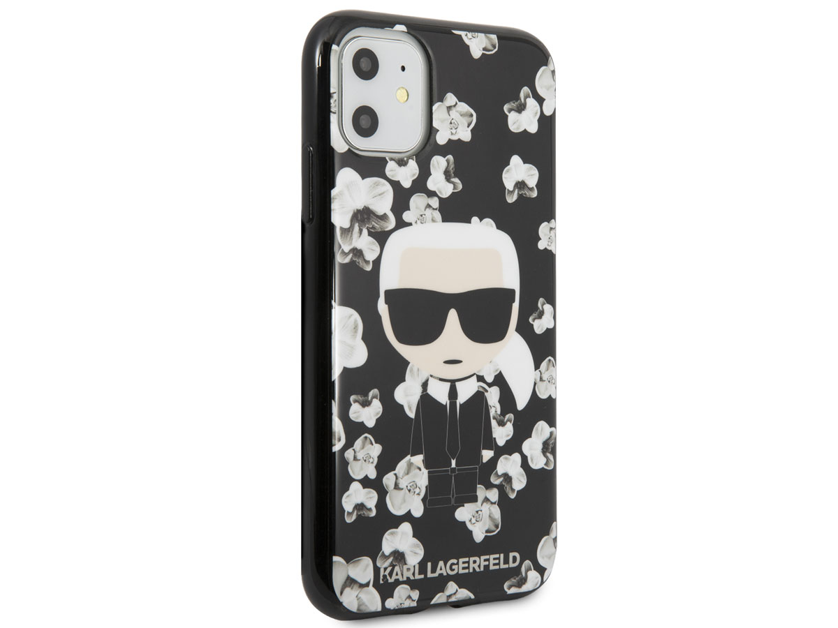 Karl Lagerfeld Floral TPU Case - iPhone 11/XR hoesje