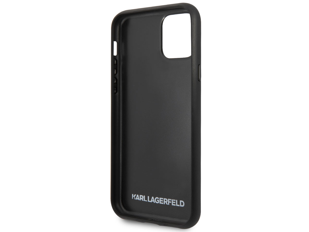 Karl Lagerfeld Initials Case Lizard - iPhone 11/XR hoesje