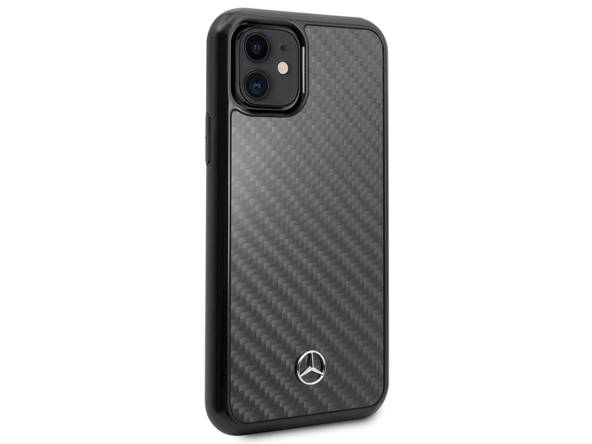 Mercedes-Benz Carbon Fiber Case - iPhone 11 hoesje